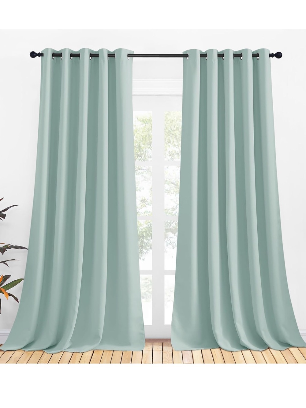 ❤️ NICETOWN Bedroom Curtains Blackout Drapery Panels, Set of 2 Panels New